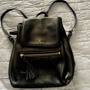 Kate Spade leather backpack  ,very rarely used , no damage or wear and tear